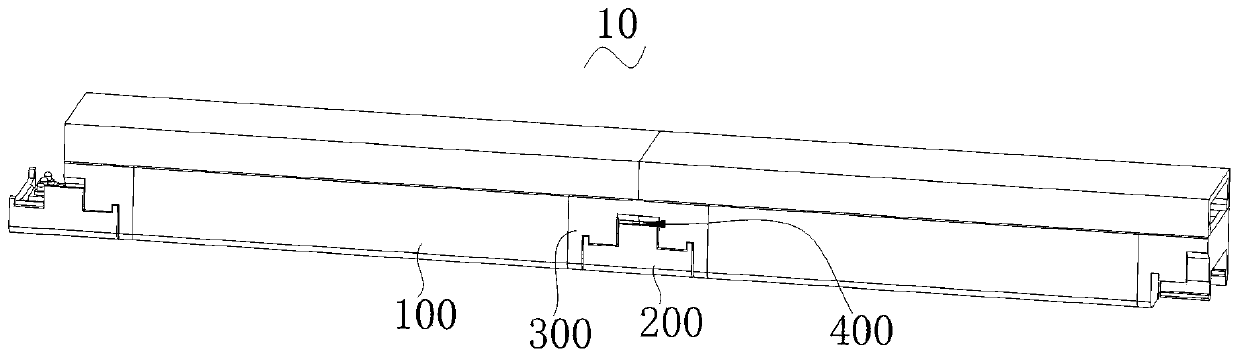 Seamless splicing line lamp