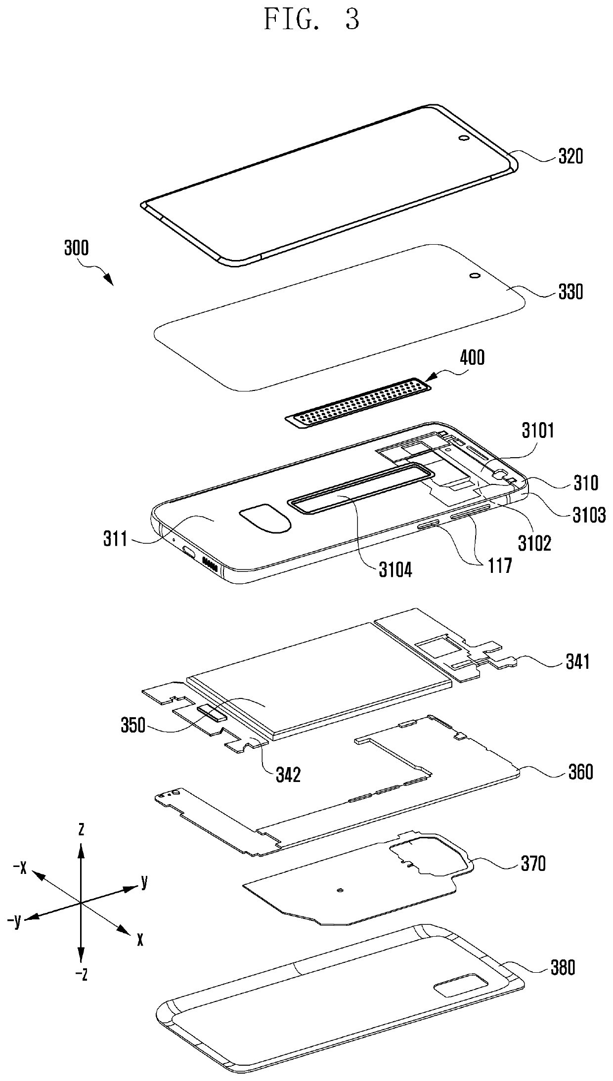 Electronic device including vapor chamber