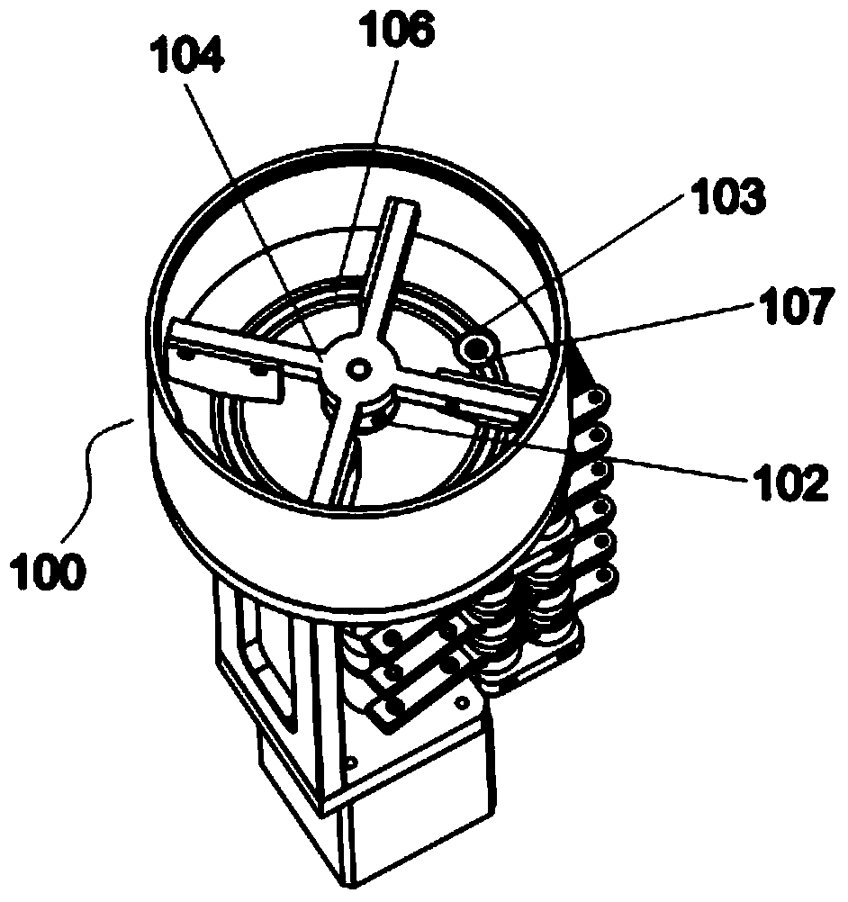 Automatic beading device of pearl embroidery