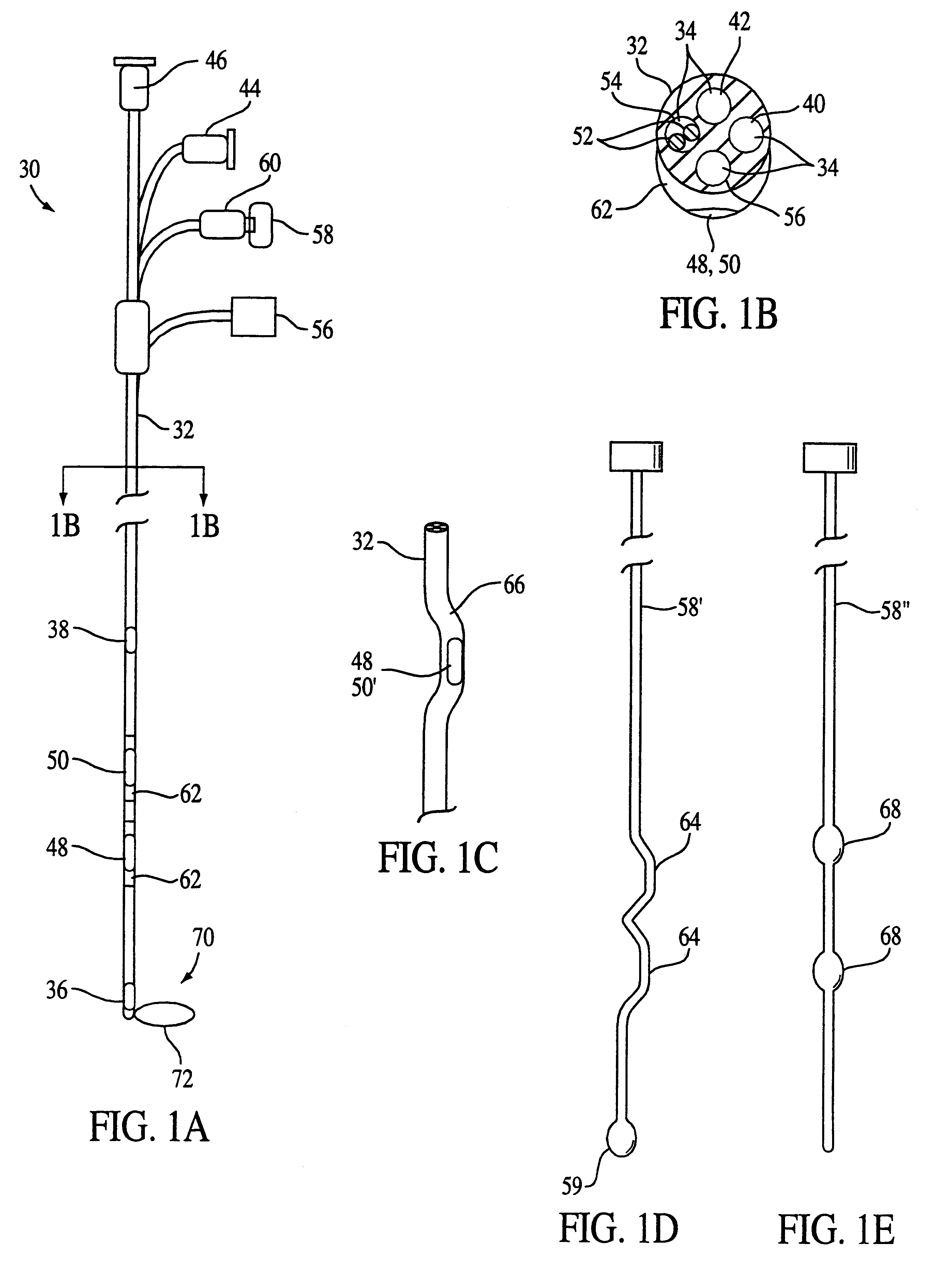 Monitoring catheter and method of using same