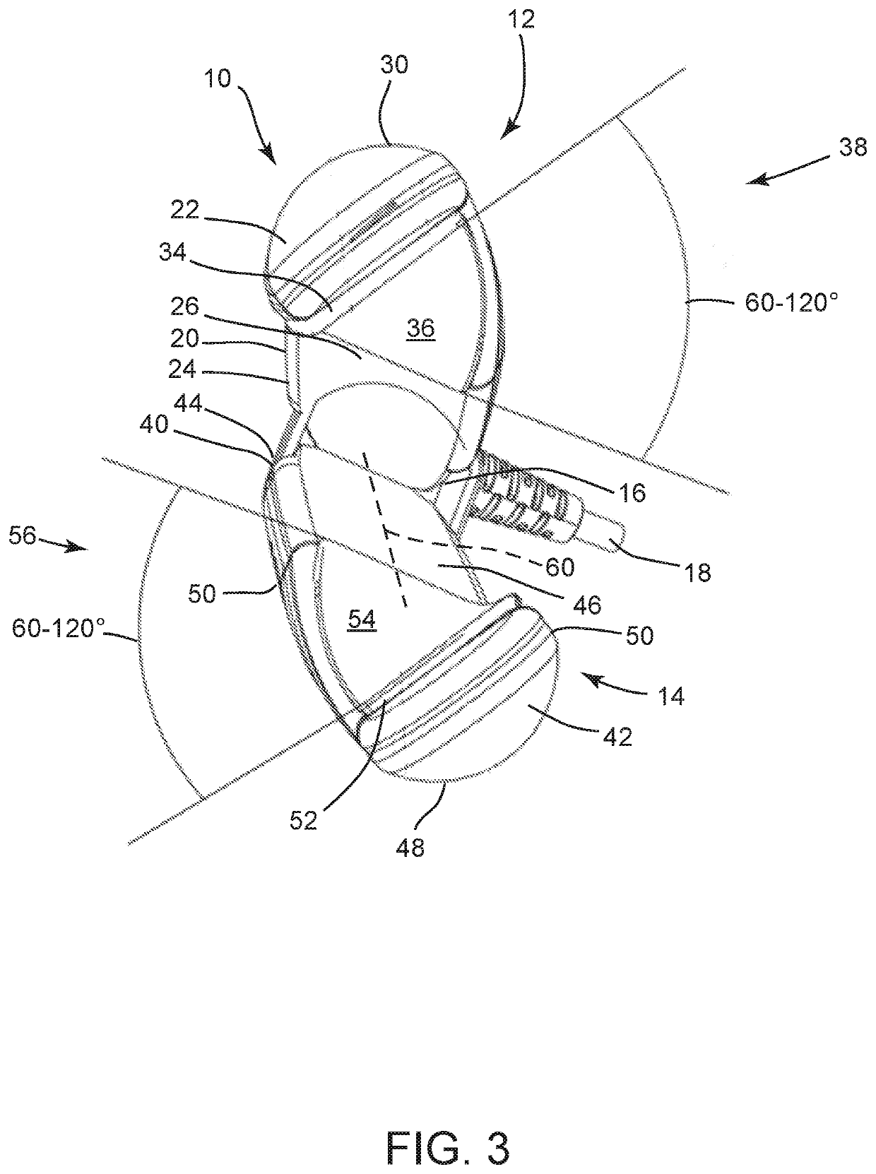 Hair styler including hinged arms having twisted hair contact surfaces