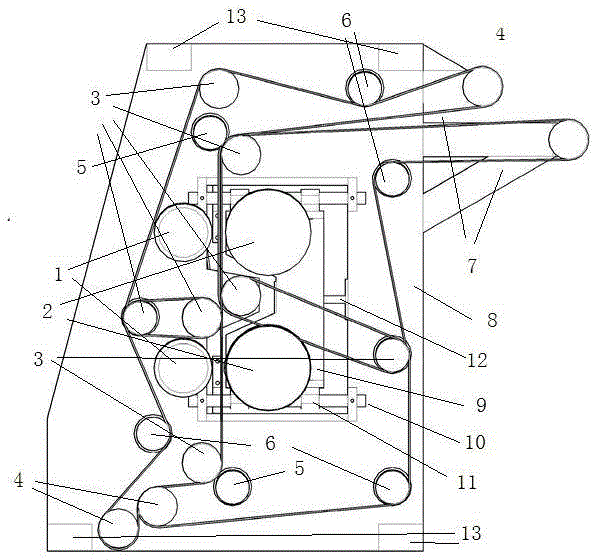 Mechanical sheet perforating machine