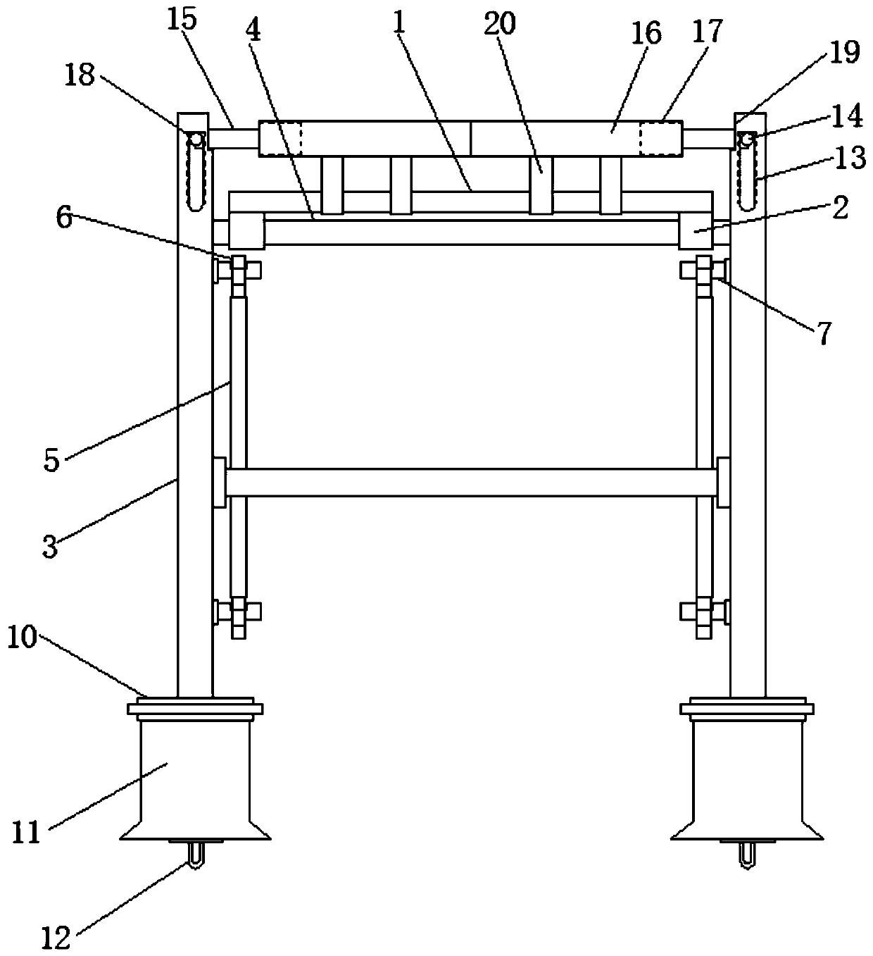 Scaffold for building construction