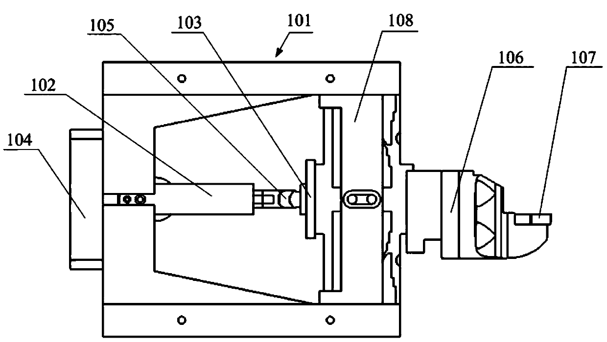 Turning chatter suppression device based on piezoelectric ceramic driver