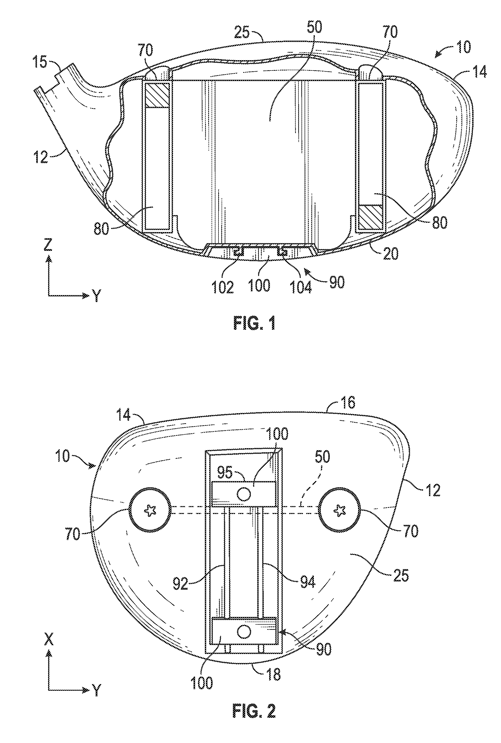 Golf club head with adjustable center of gravity