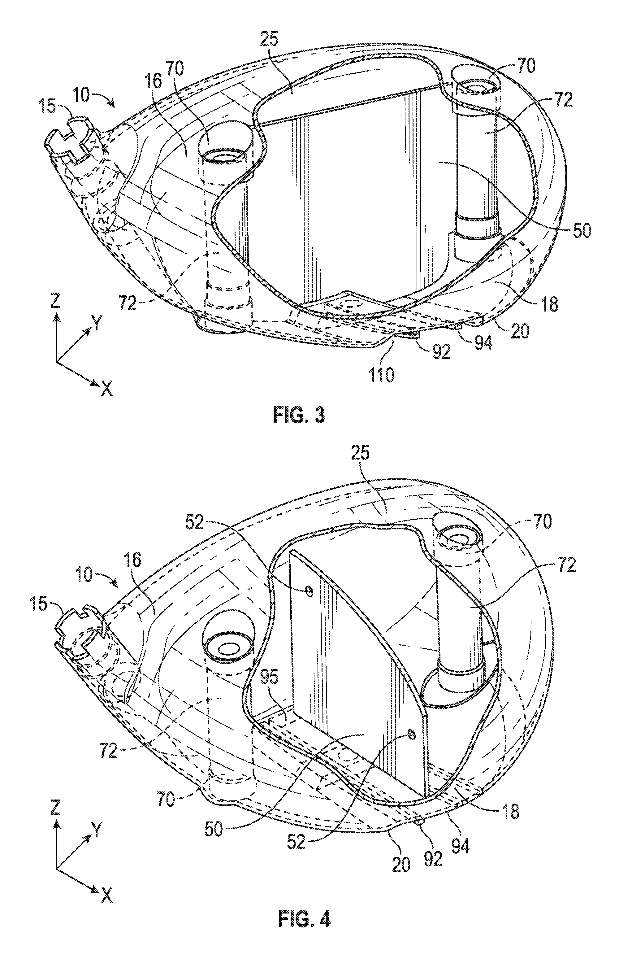 Golf club head with adjustable center of gravity