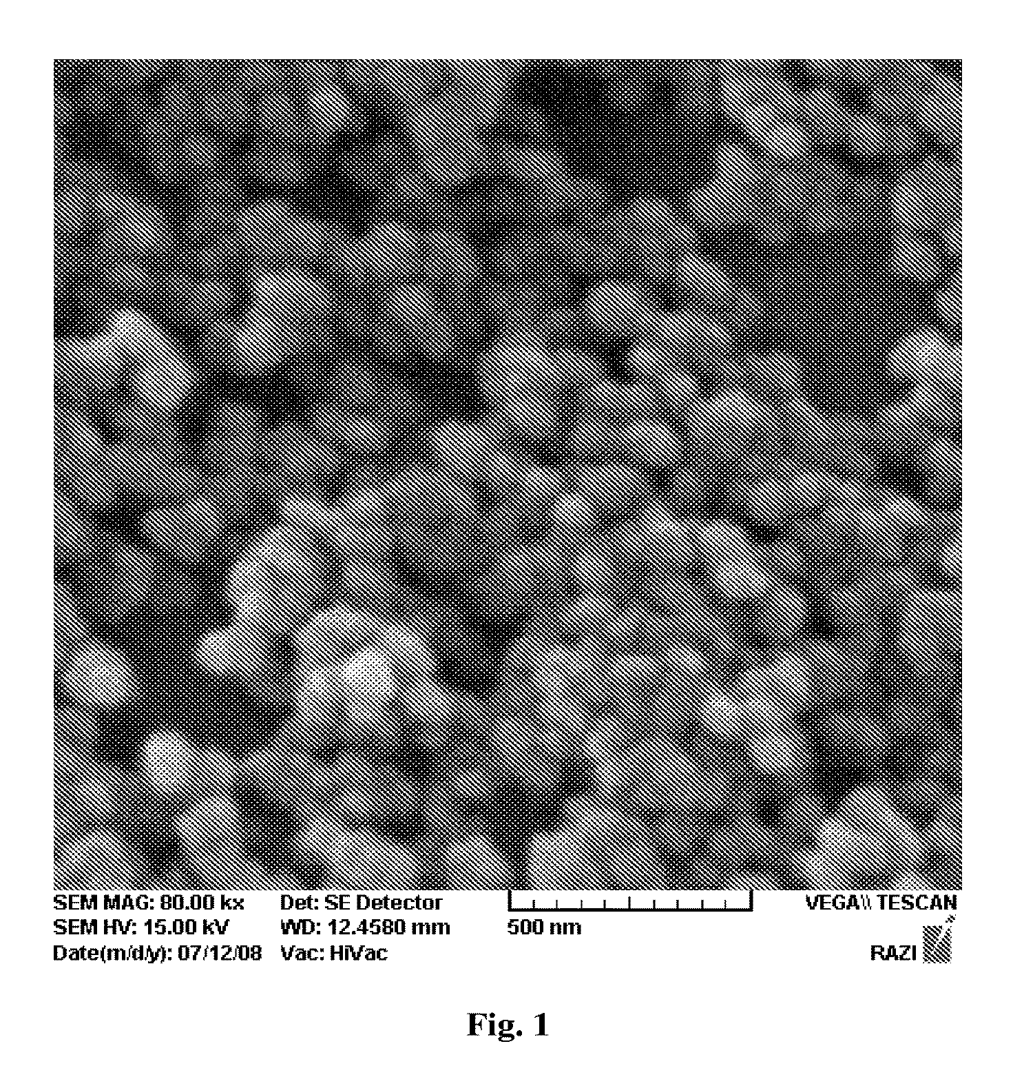 Method for production of biocompatible nanoparticles containing dental adhesive