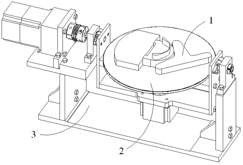 Gesture regulating device for three-dimensional measurement of dental cast