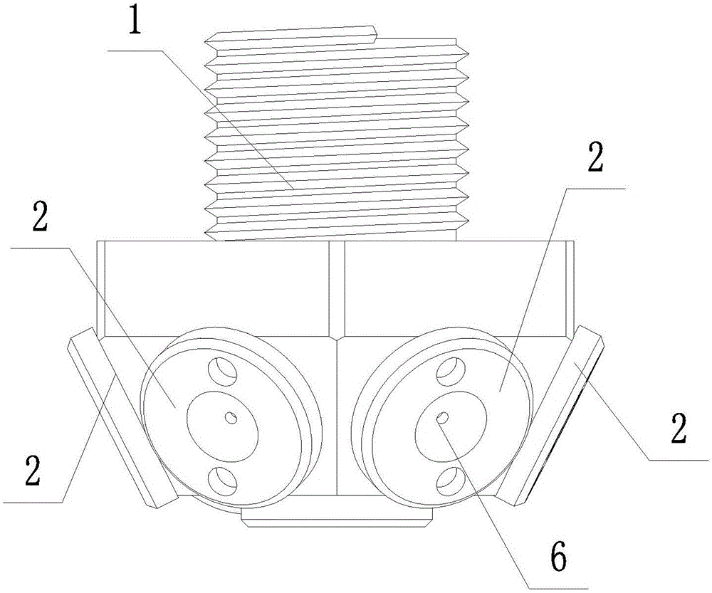 Large-space efficient fire-extinguishing device