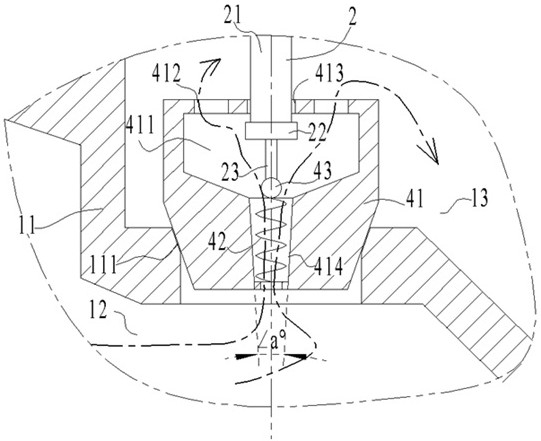 An anti-cavitation regulating valve with balanced pressure function