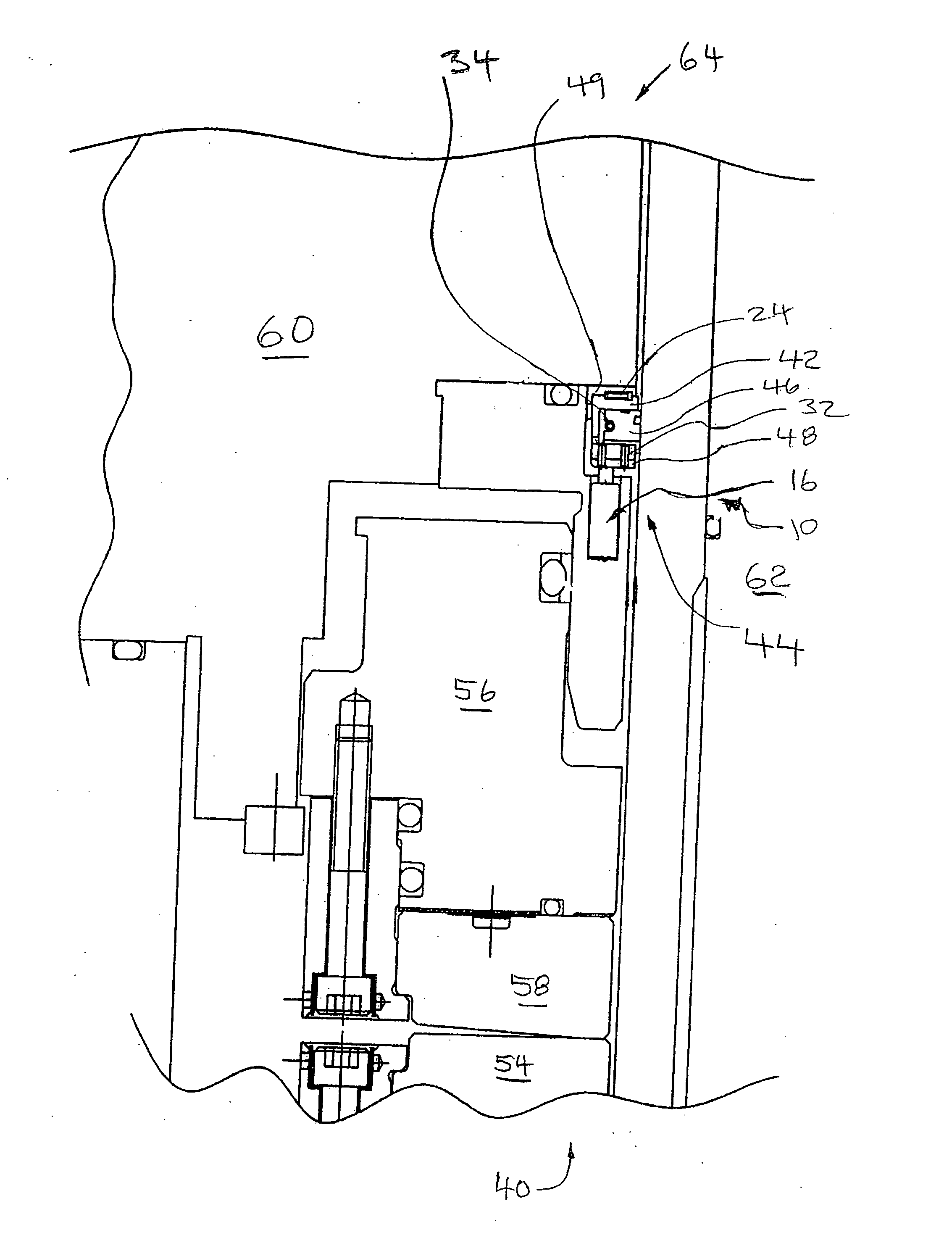 Shutdown seal for reactor coolant pump