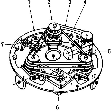 Full steering moving chassis