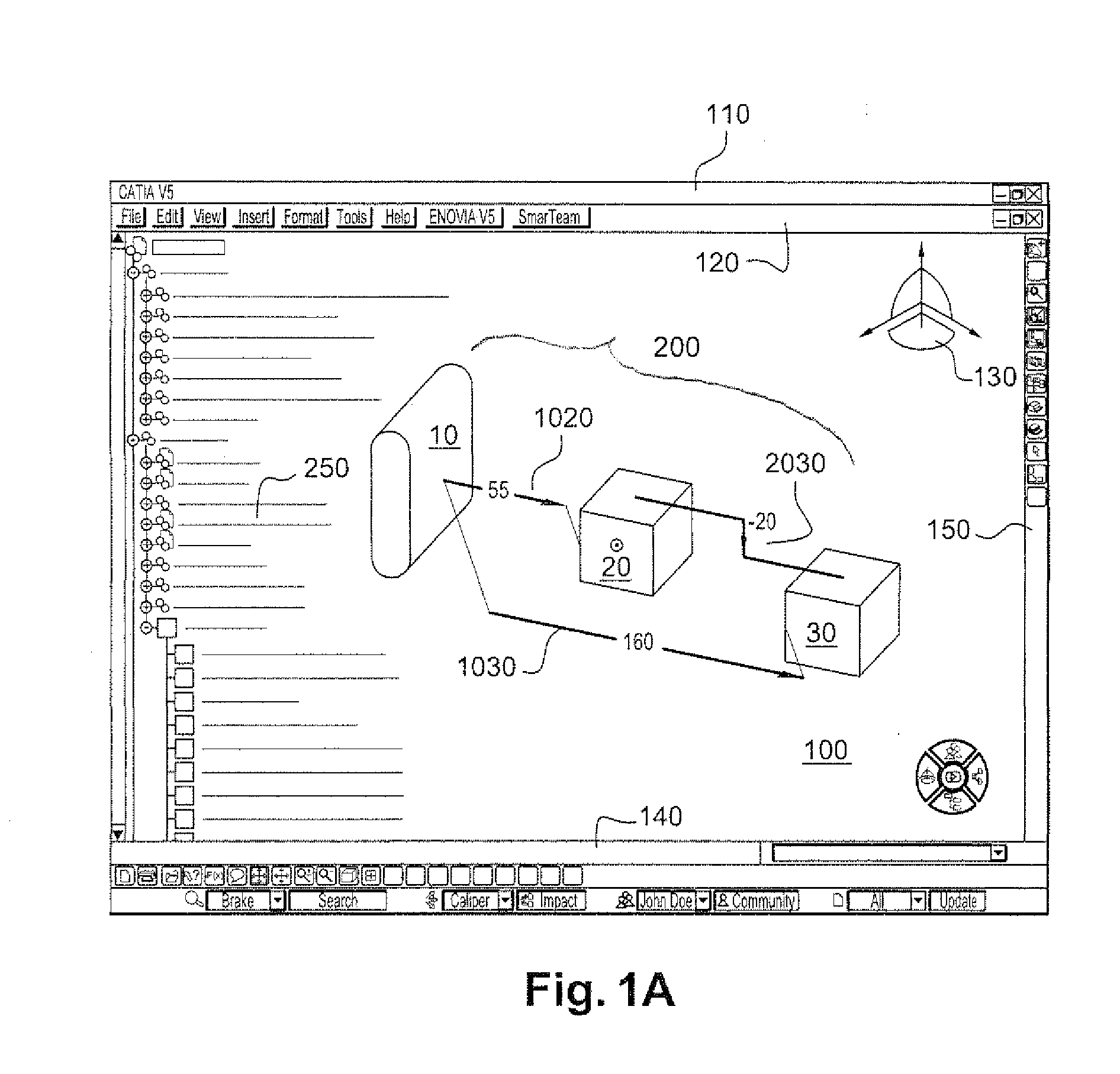 Method and computer program product of computer aided design of a product comprising a set of constrained objects