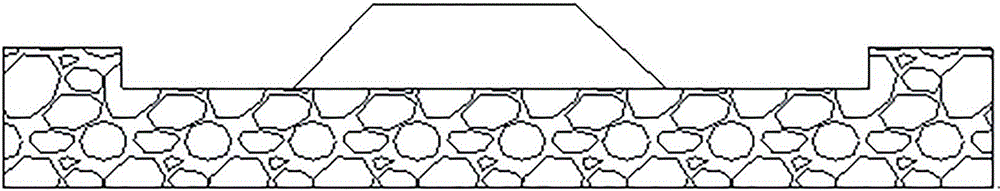 Hot in-place asphalt pavement recycling construction method involving layered heating, raking and moving-type blending