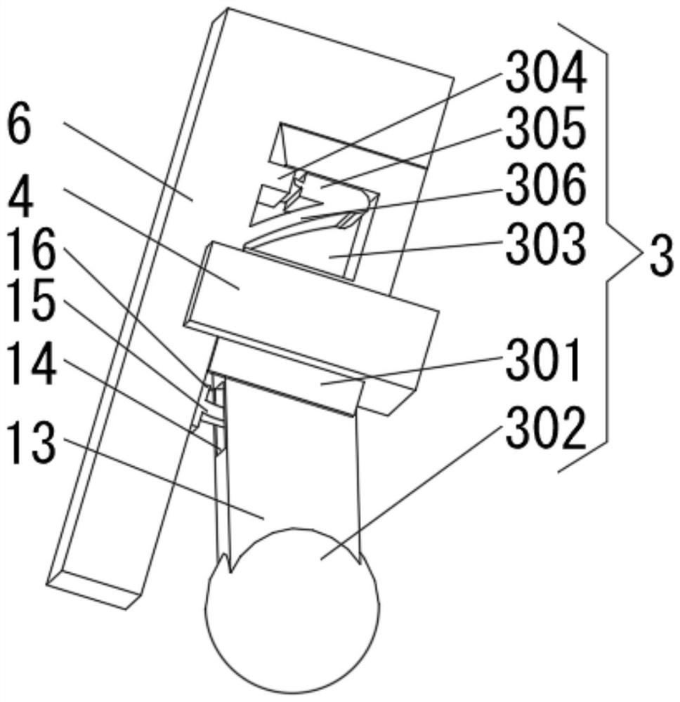 Conveniently lifted anti-falling ladder with more stable center of gravity