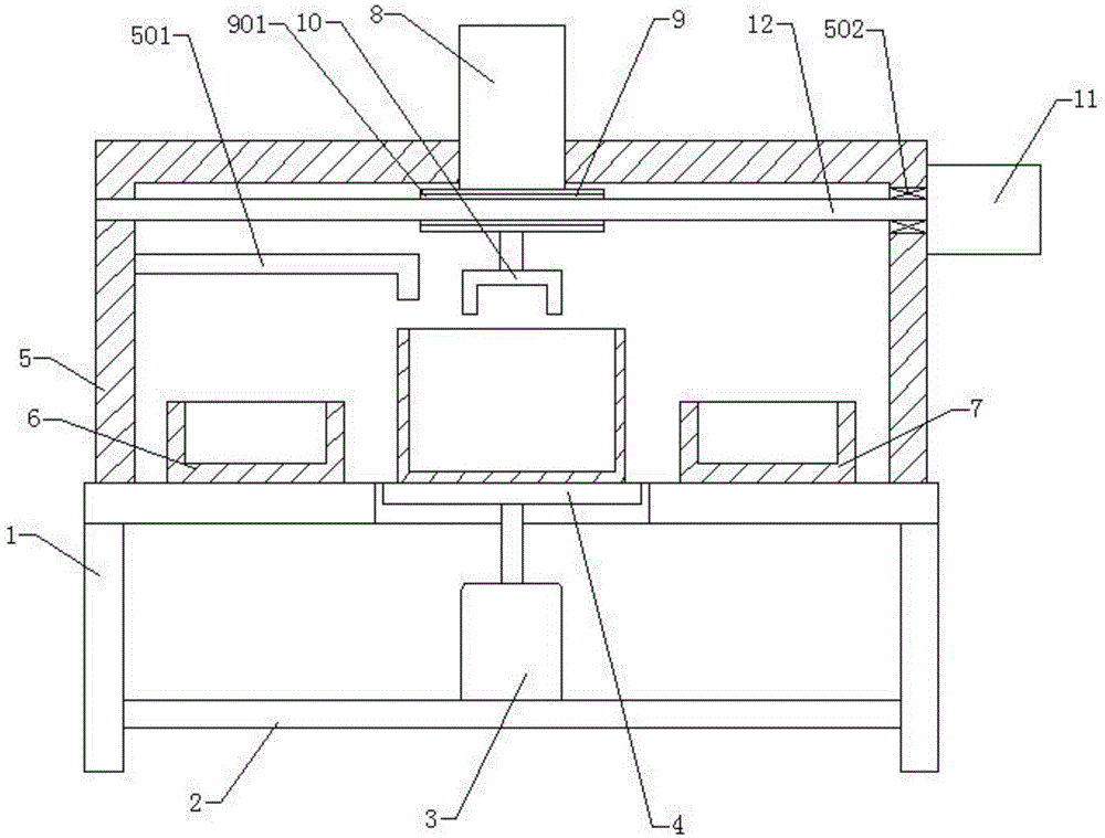 Casting die filling device