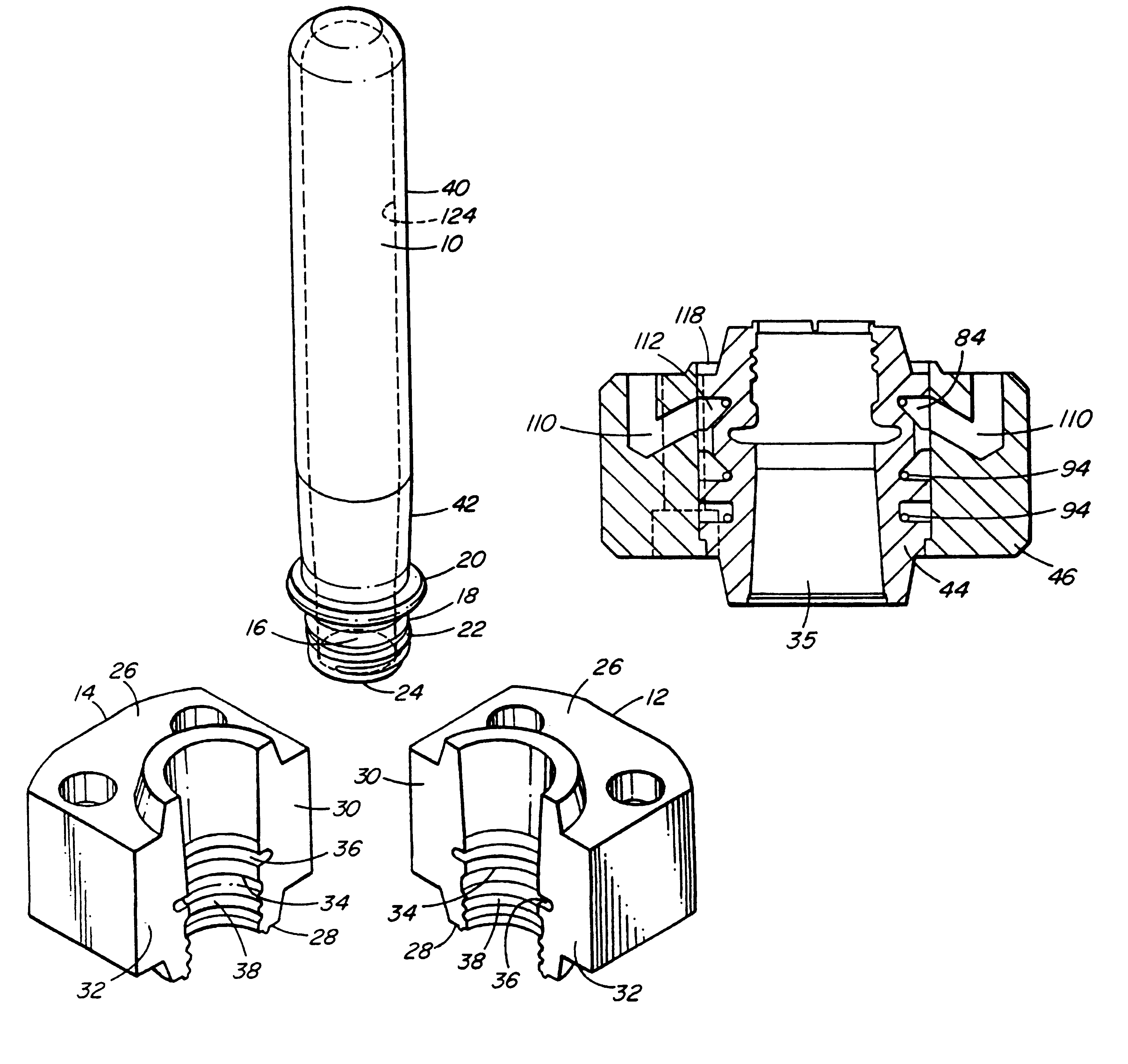 Method of making injection molding cooled thread split inserts