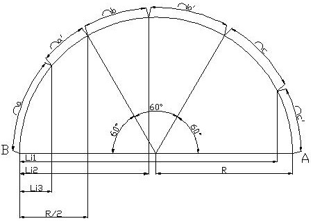 Forward construction method for oblique crossing bias tunnel