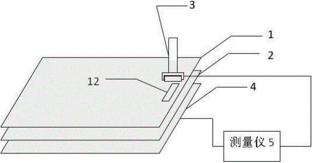 Flexible circuit board touch screen substrate Open-Short test device and method