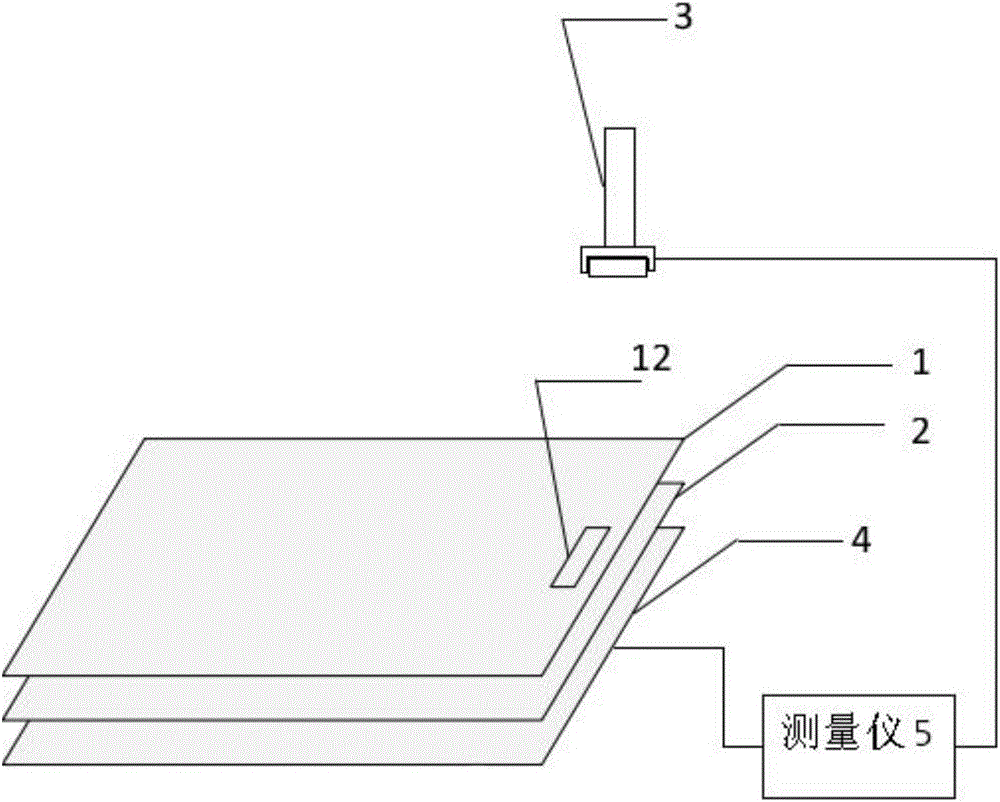 Flexible circuit board touch screen substrate Open-Short test device and method