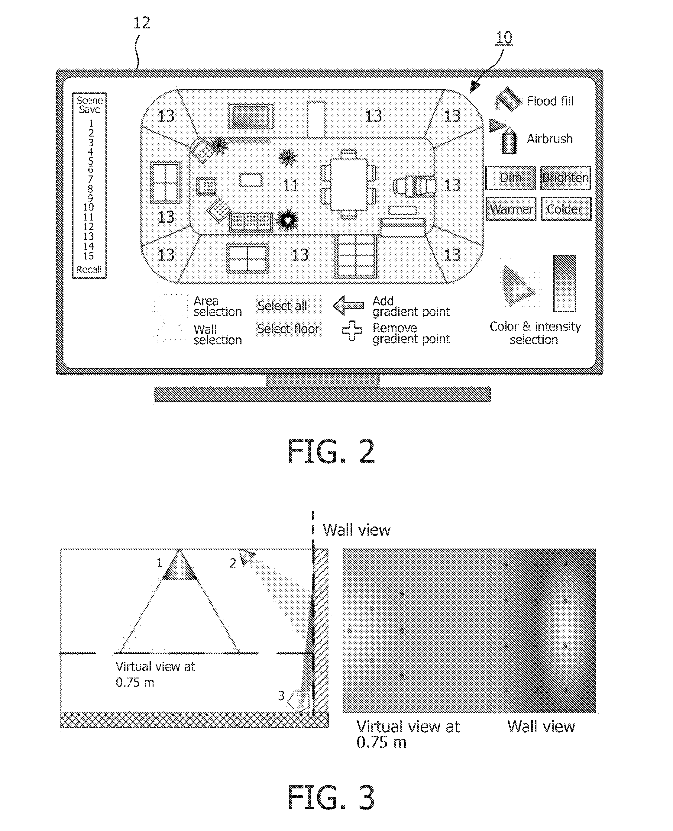 Method and computer implemented apparatus for controlling a lighting infrastructure