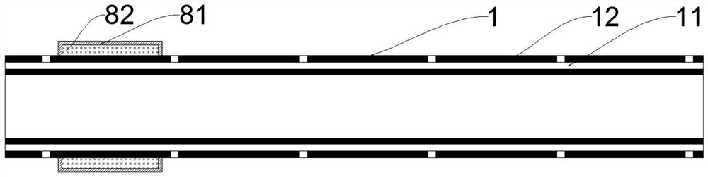 Low-smoke, halogen-free and flame-retardant double-layer insulated wire