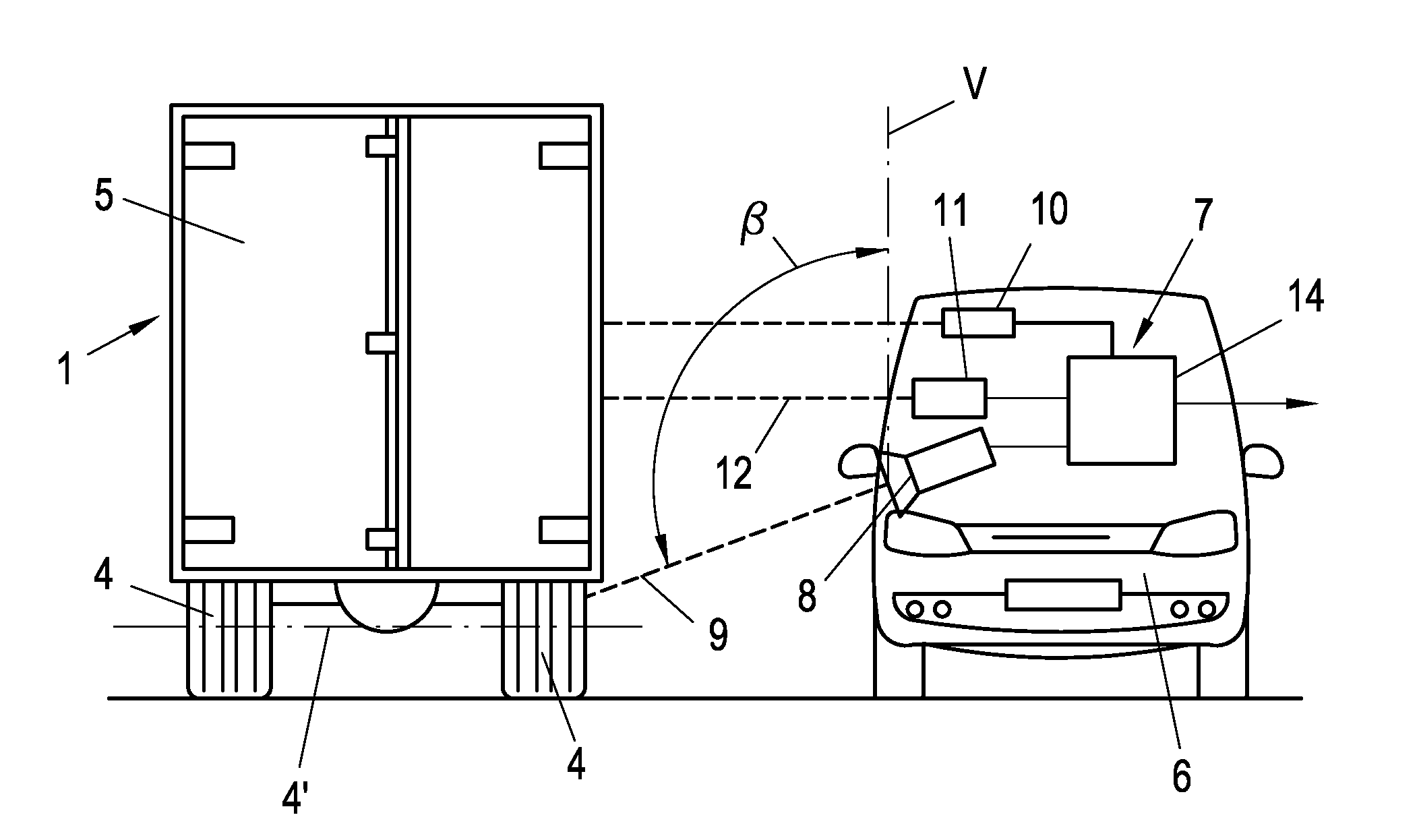 Method and Device for Detecting a Rotating Wheel