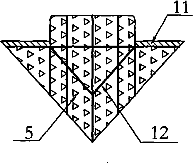 High-strength ripple glaze casing tube foundation pile