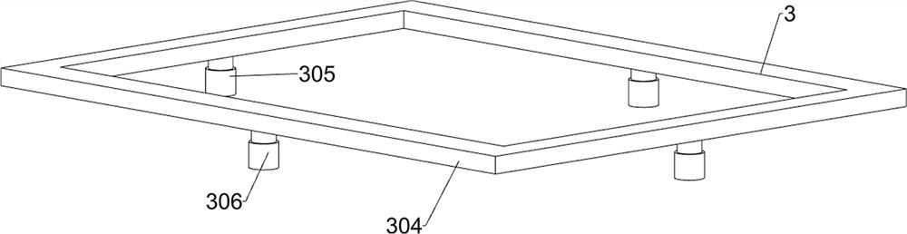 Automatic gluing and board pasting device for melamine impregnated paper composite board