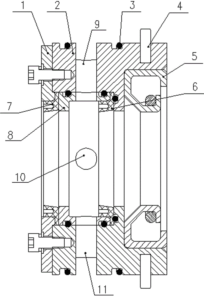 Rotation dynamic sealing device