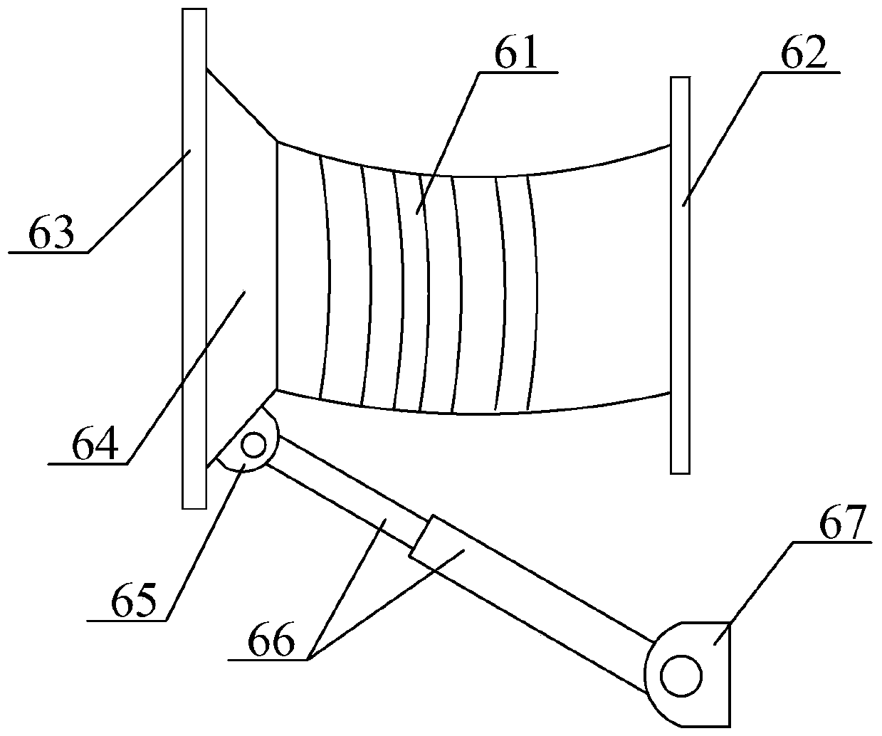 Multi-occasional application waste gas purifying device for environmental protection engineering