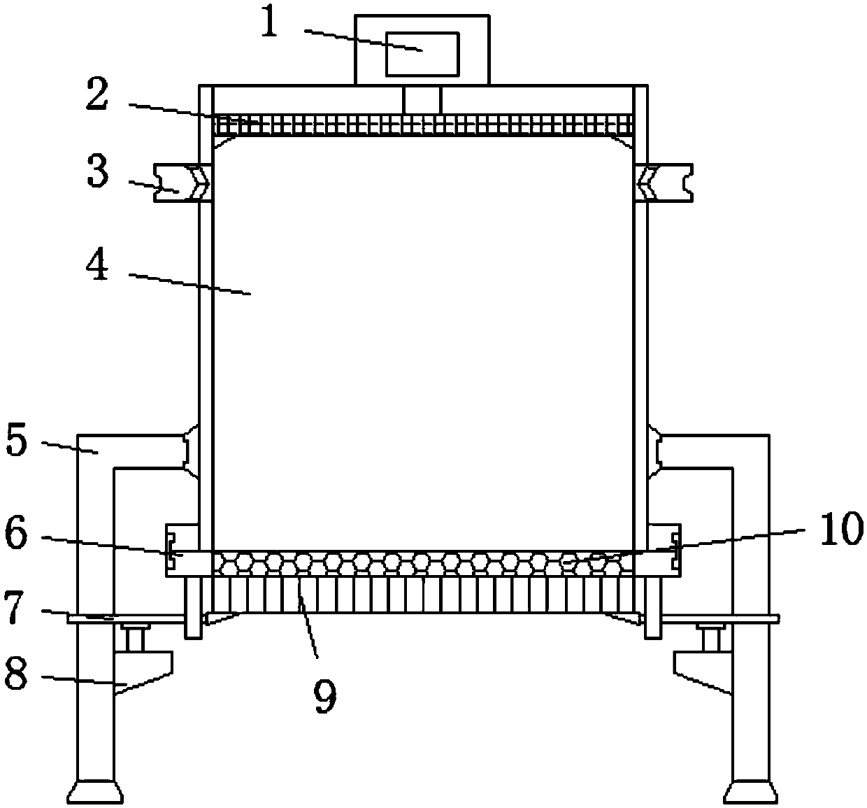 Straw particle forming device