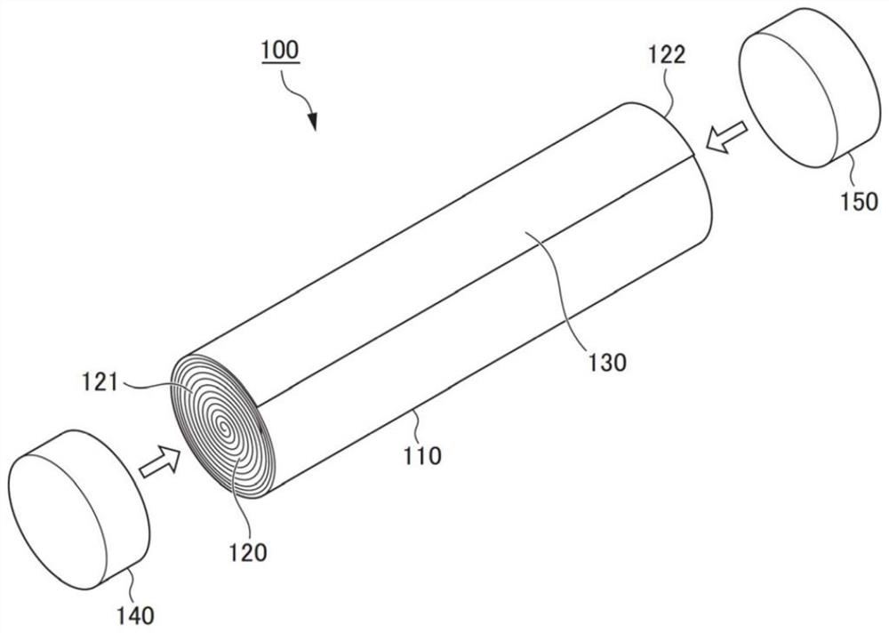 Cylindrical solid-state battery and method for manufacturing same