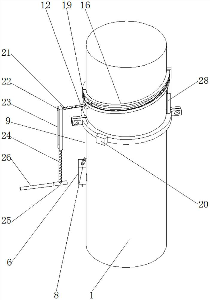 Cutting mechanism and method for collecting natural rubber at high position