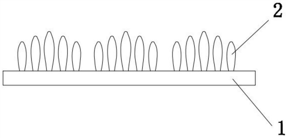 Variable raised warp knitted fabric and knitting method