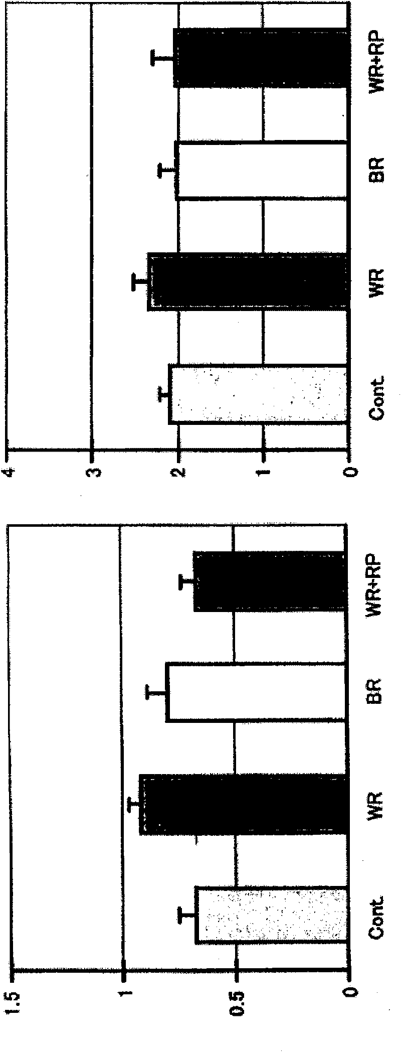 Rice bran-like composition and food