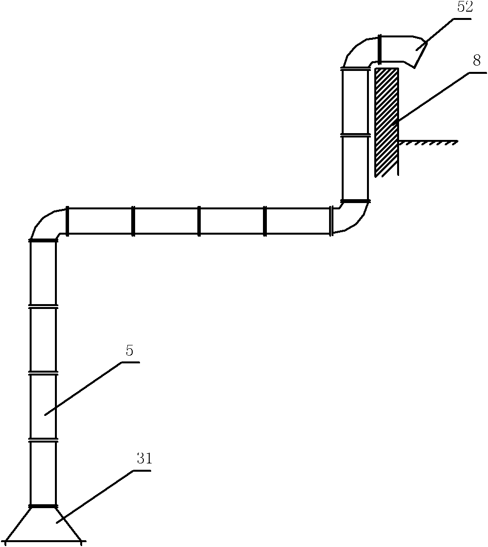 Steam exhaust device of nuclear island auxiliary system