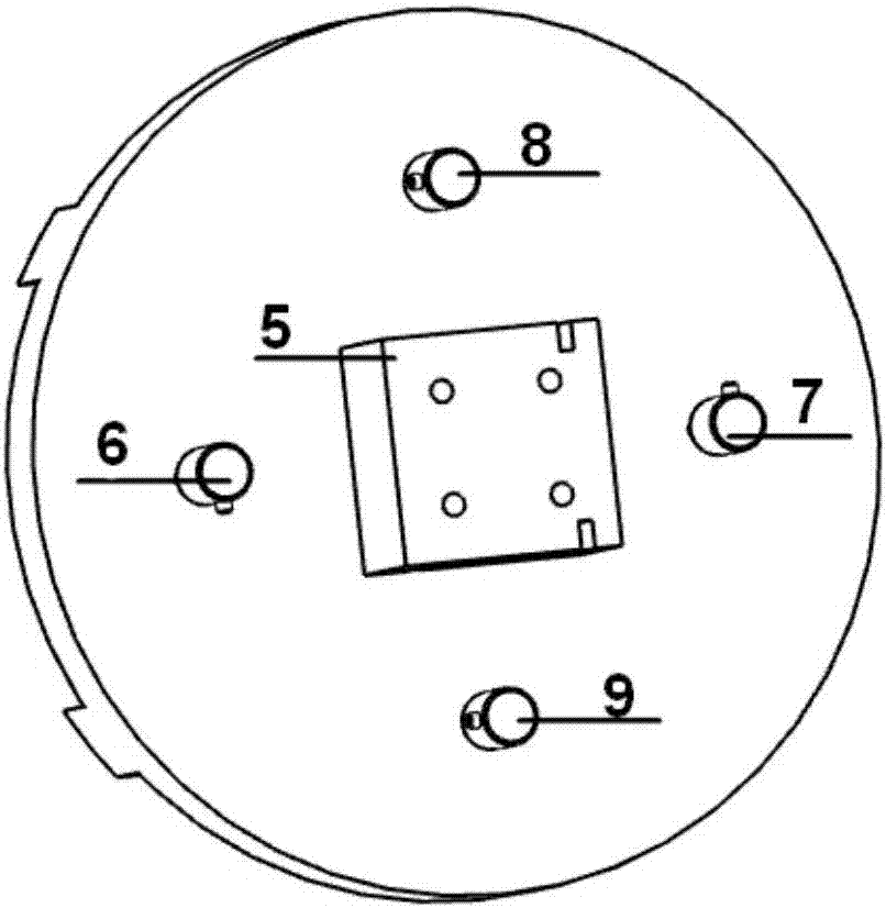 Airplane pneumatic riveting quality online detection device and method