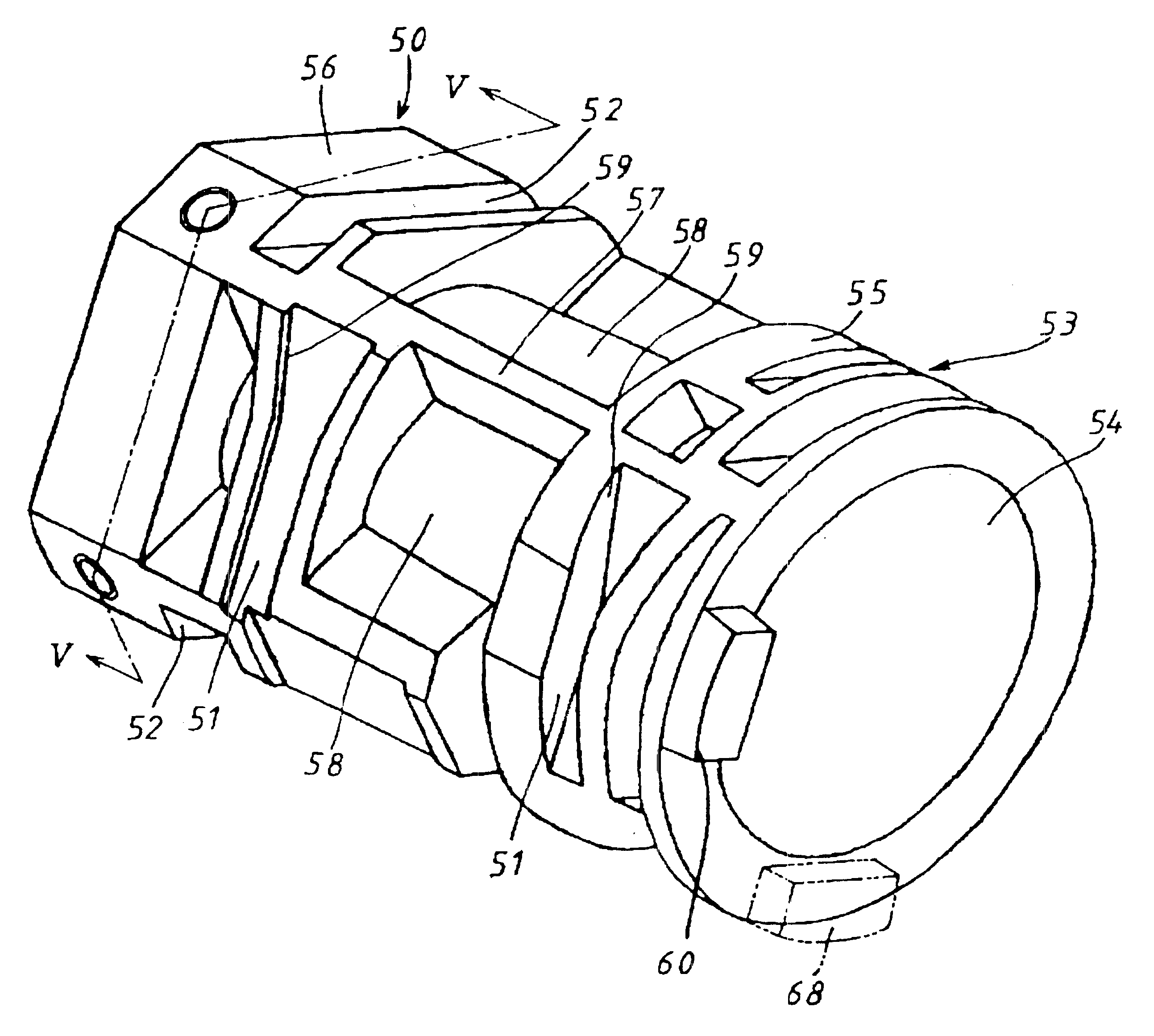 Tool pot for tool magazine