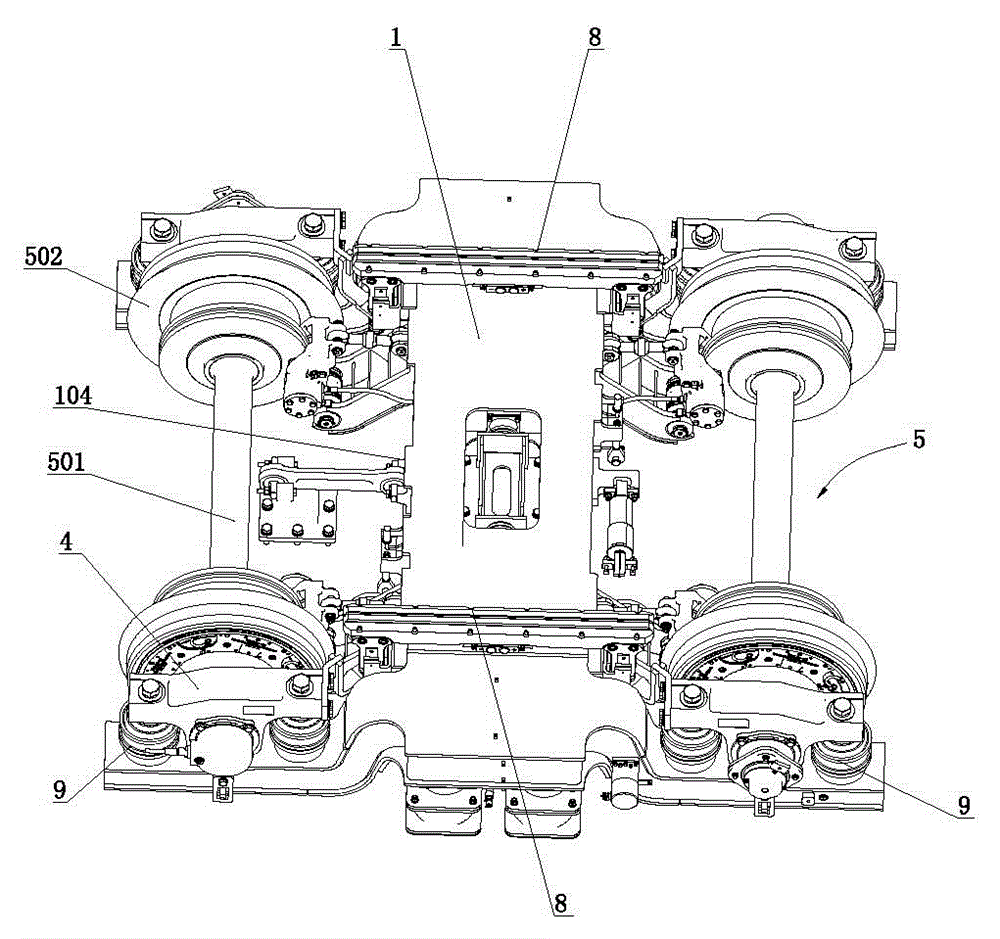 Trailer bogie