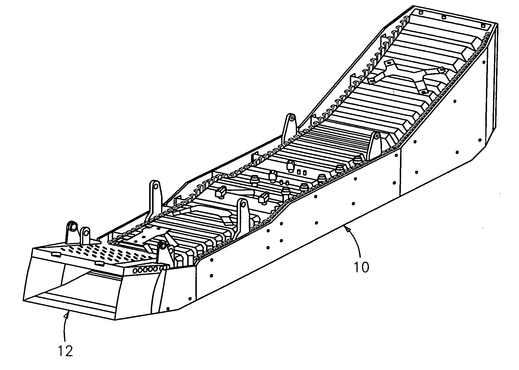 Cooling scheme for scramjet variable geometry hardware