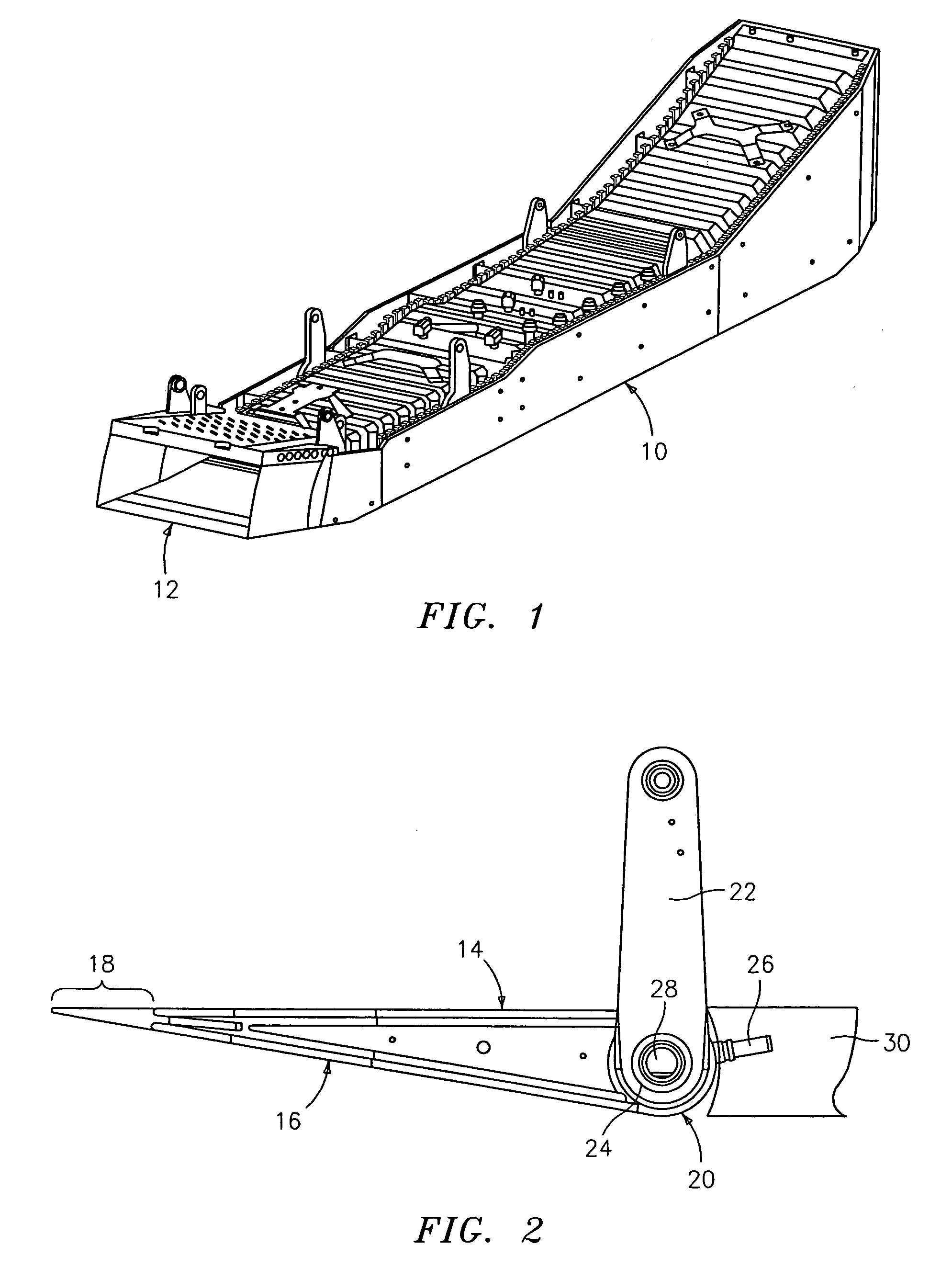 Cooling scheme for scramjet variable geometry hardware