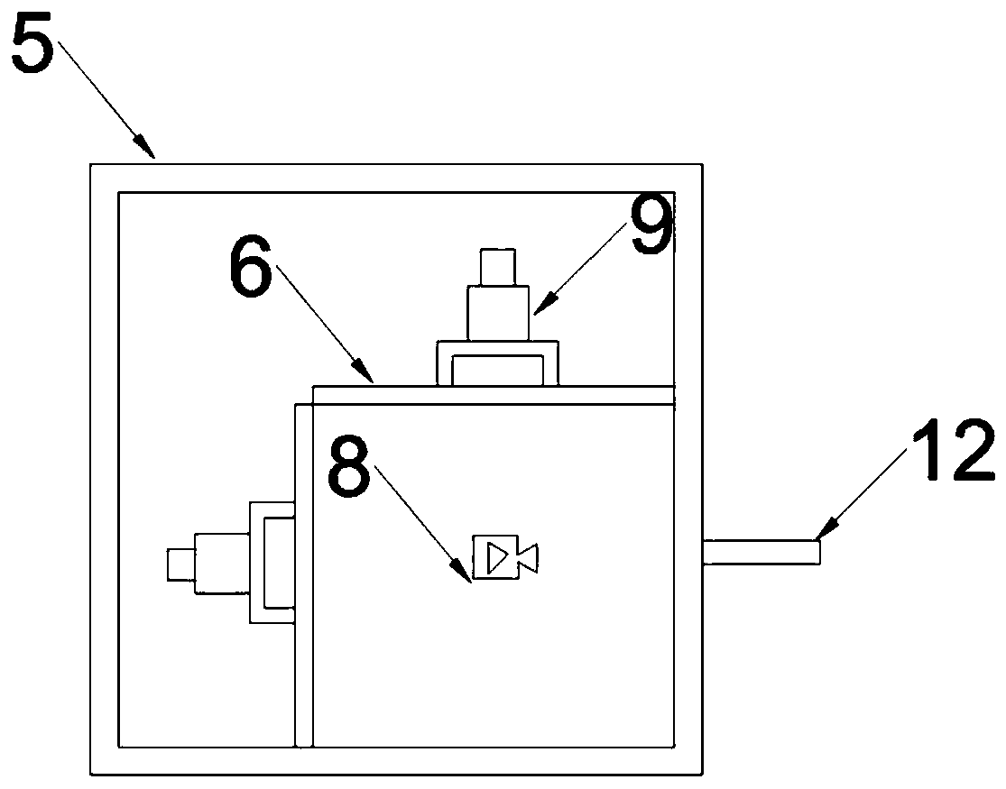 Visual physical experimental system and method for rock hydraulic fracturing plane problem