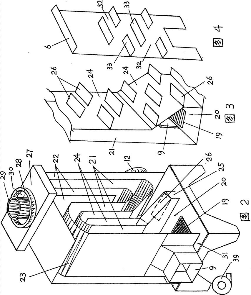 Omnibearing multi-duct energy-saving hot blast producing furnace