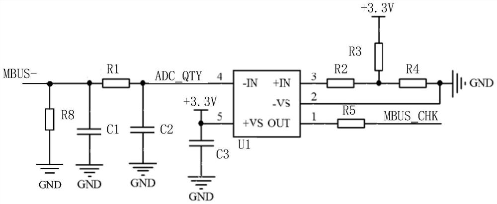 MBUS host communication circuit, method and device and medium therefor