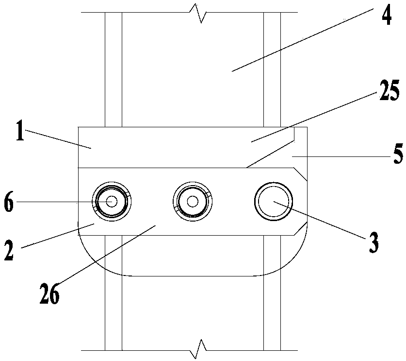 Underground project assembly type lagging jack automatic connection joint and mechanized construction method