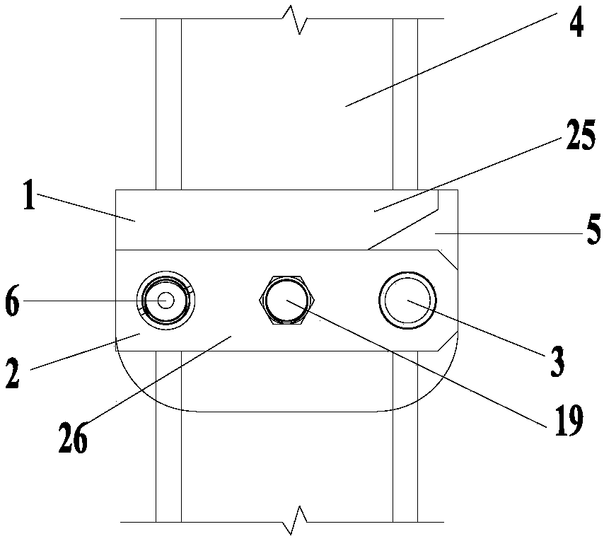 Underground project assembly type lagging jack automatic connection joint and mechanized construction method