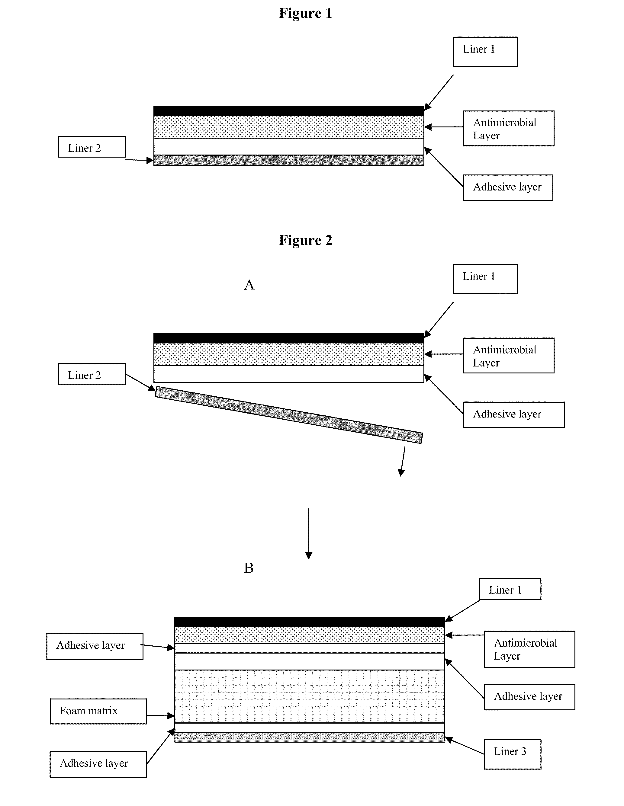 Antimicrobial laminate constructs