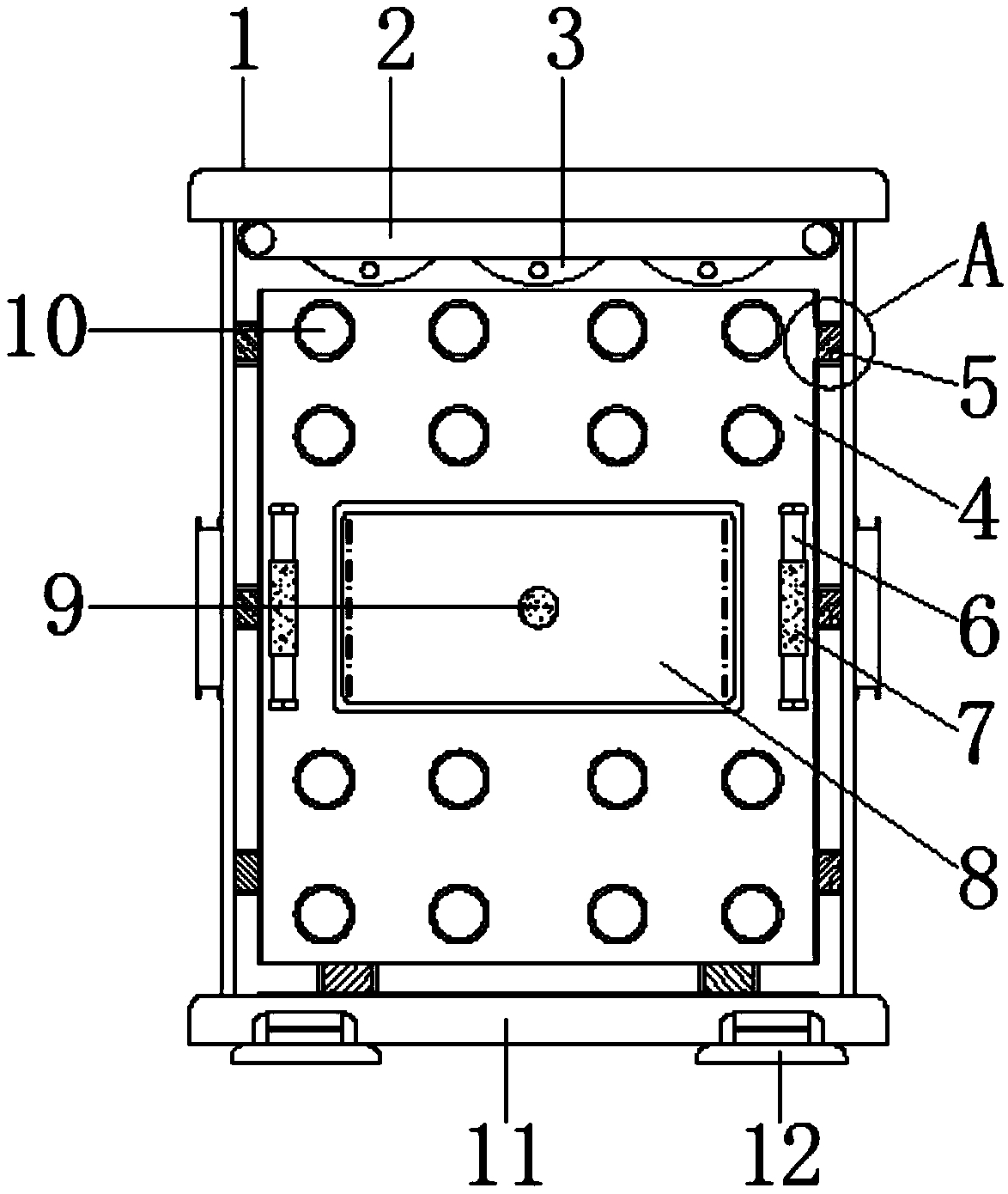 Medical clamping-type disinfection box