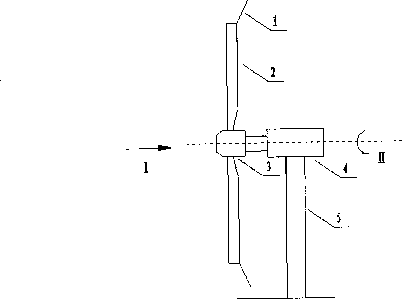 Horizontal axle wind mill with blade tip winglet